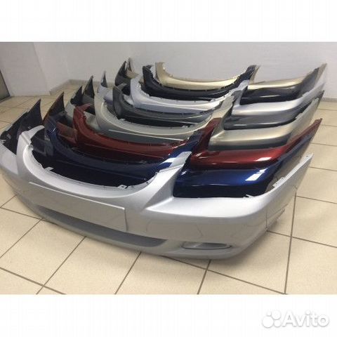 Бампер передний Акцент в цвет авто
