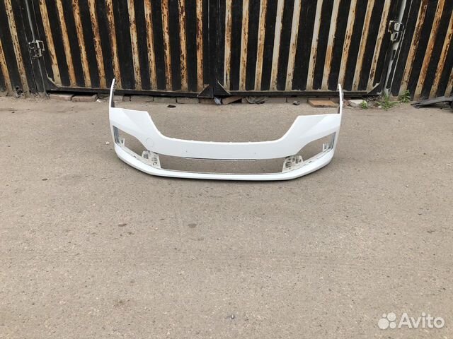 Бампер шкода рапид передний
