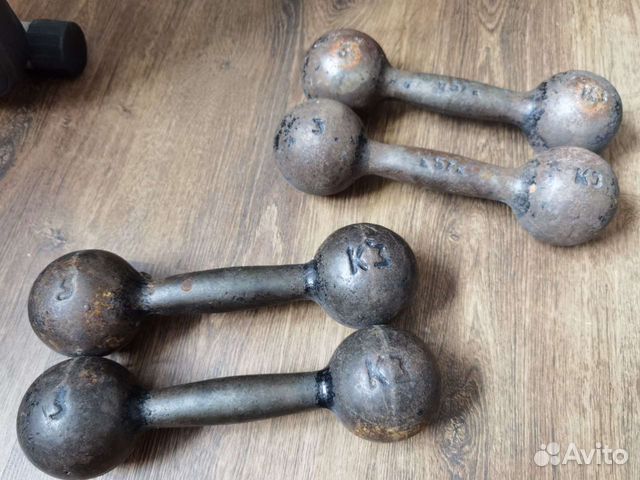 Гантели СССР чугун литьё