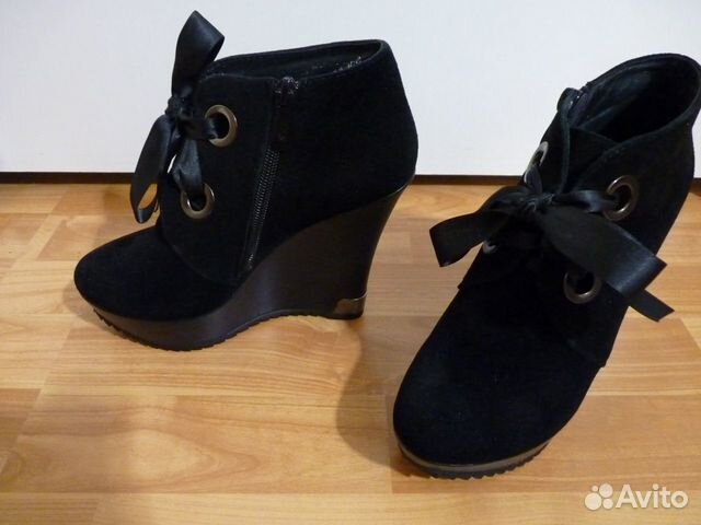 Ботильоны Натуральная Замша практически новые р.37