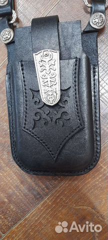 Кожаный чехол, чехол-кобура для телефона