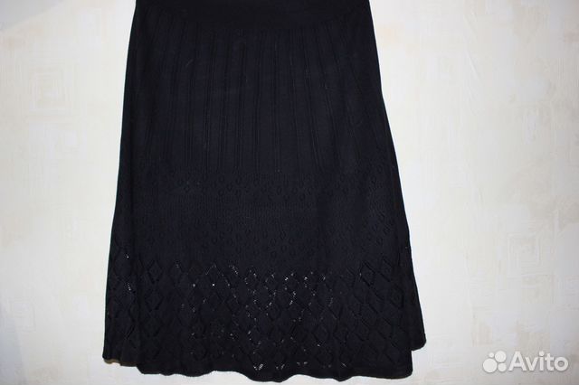 Юбка вязанная трикотажная