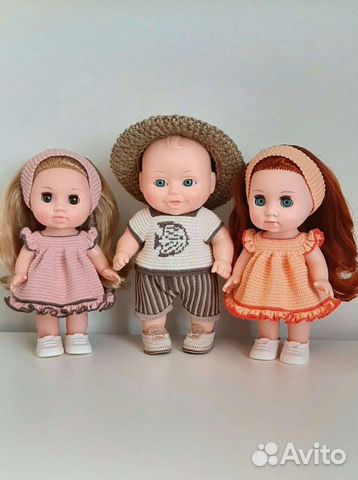 Одежда для кукол Сонечка и Павлик