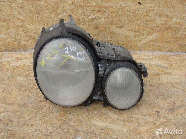 Фара правая ксенон mercedes w210 рест с дефектом