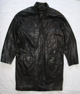 Princip De Cuir Кожаный Плащ