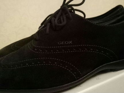 Geox туфли из натурального нубука