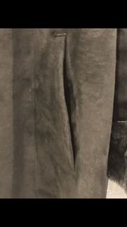 Дубленка женская черная