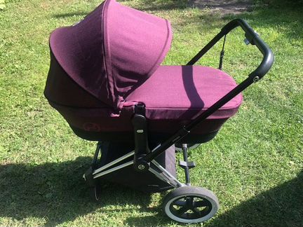 Коляска,шасси, автокресло cybex priam mystic pink