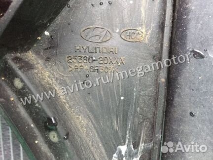 Блок радиаторов Hyundai Coupe Tiburon