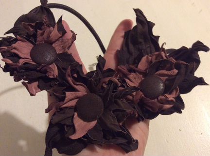 Колье из нат.кожи