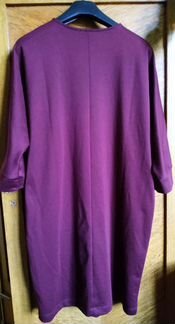 Бордовое платье, Остин, летучая мышь, 50 размер