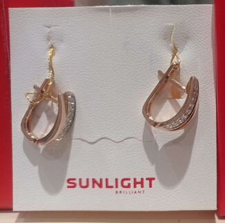 Серьги sunlight brilliant (Гонконг) - Earrings sun