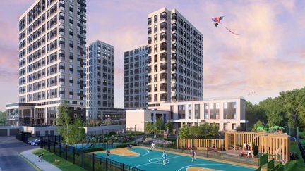 1-к апартаменты, 36.3 м², 3/22 эт.