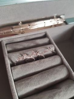 Кольца и серьги бабочки