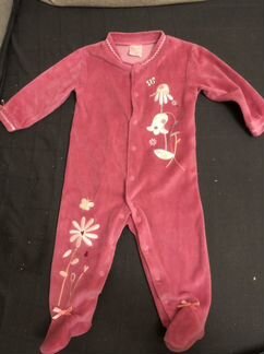 Велюровый комбинезон, 74