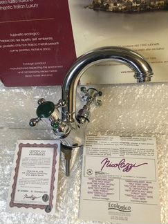 Смеситель Nicolazzi c натуральными камнями.Италия