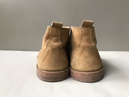 Жёлто-оранжевые ботинки Uterque