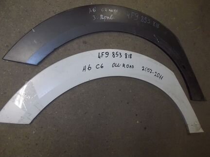 Ауди а6 4ф накладка крыла заднего audi a6