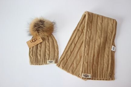 UGG Australia шапка с шарфом