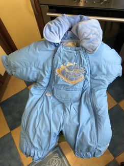 Зимний комбинезон-трансформер (конверт) 68-74 см