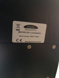 Neat acoustics motive sx1