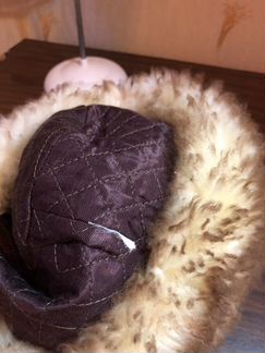 Шапка замша овчина, конец 70-х