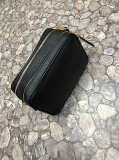 Сумка Prada клатч Прада с двумя молниями черный