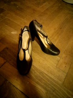 Туфли натуральная кожа Италия коричневые