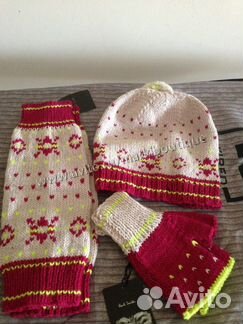 Комплект шапка+перчатки+гетры Paul Smith