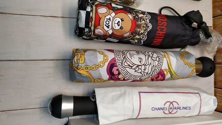 Зонты Moschino,Versace,Chanel