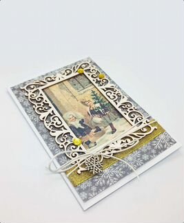 Открытка ручной работы Рождество