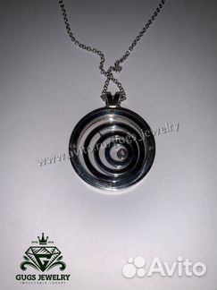 Серебряный кулон Chopard happy spirit