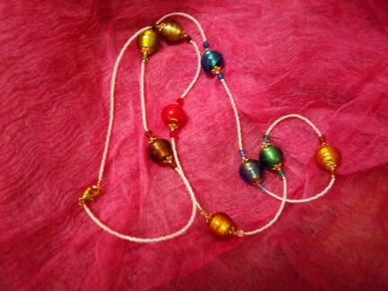 Колье муранское стекло