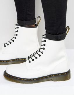 Ботинки женские Dr. Martens белые (36-40)