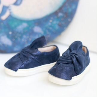 Слипоны Florens Blumarine синие 20/21