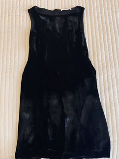 Бархатное платье zara