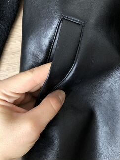 Кардиган пиджак кофта кожаная Stradivarius