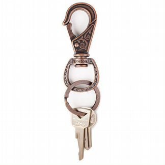 Ключница Brixton Scroll Key Clip Copper