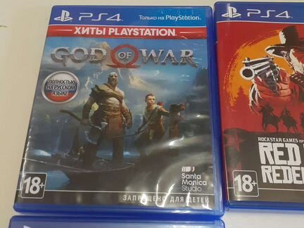Розовый джойстик и 6 дисков Sony PS4