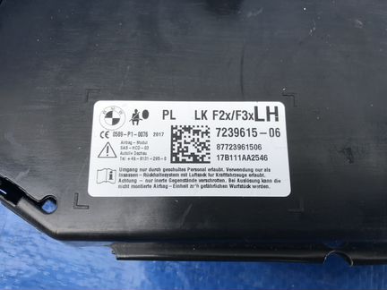 Айрбэг водительского сиденья для бмв 340 16-18