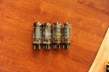 Квартет радиоламп Sylvania/GE 7591A NOS