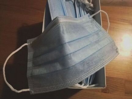 Оптом Маска трехслойная