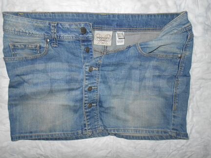 Юбка джинсовая размер 46
