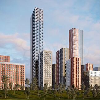 1-к квартира, 38.8 м², 26/28 эт.