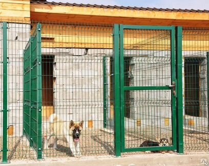 Вольер для собак из 3д сетки