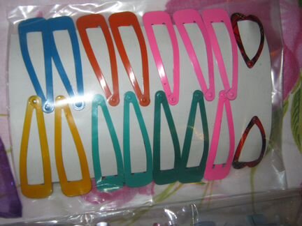 Заколки Клик-Клак,заколки-Зажимы,резинки-набор