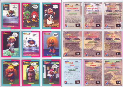 1992 - Collect-A-Card - Norfin Trolls (полный сет)