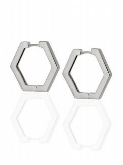 Серьги геометрические Ромбы