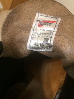 Ботинки RED wing 4516 X J.Crew 10,5D 43-44