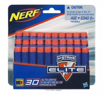 Стрелы для бластеров Nerf Комплект из 30 стрел для